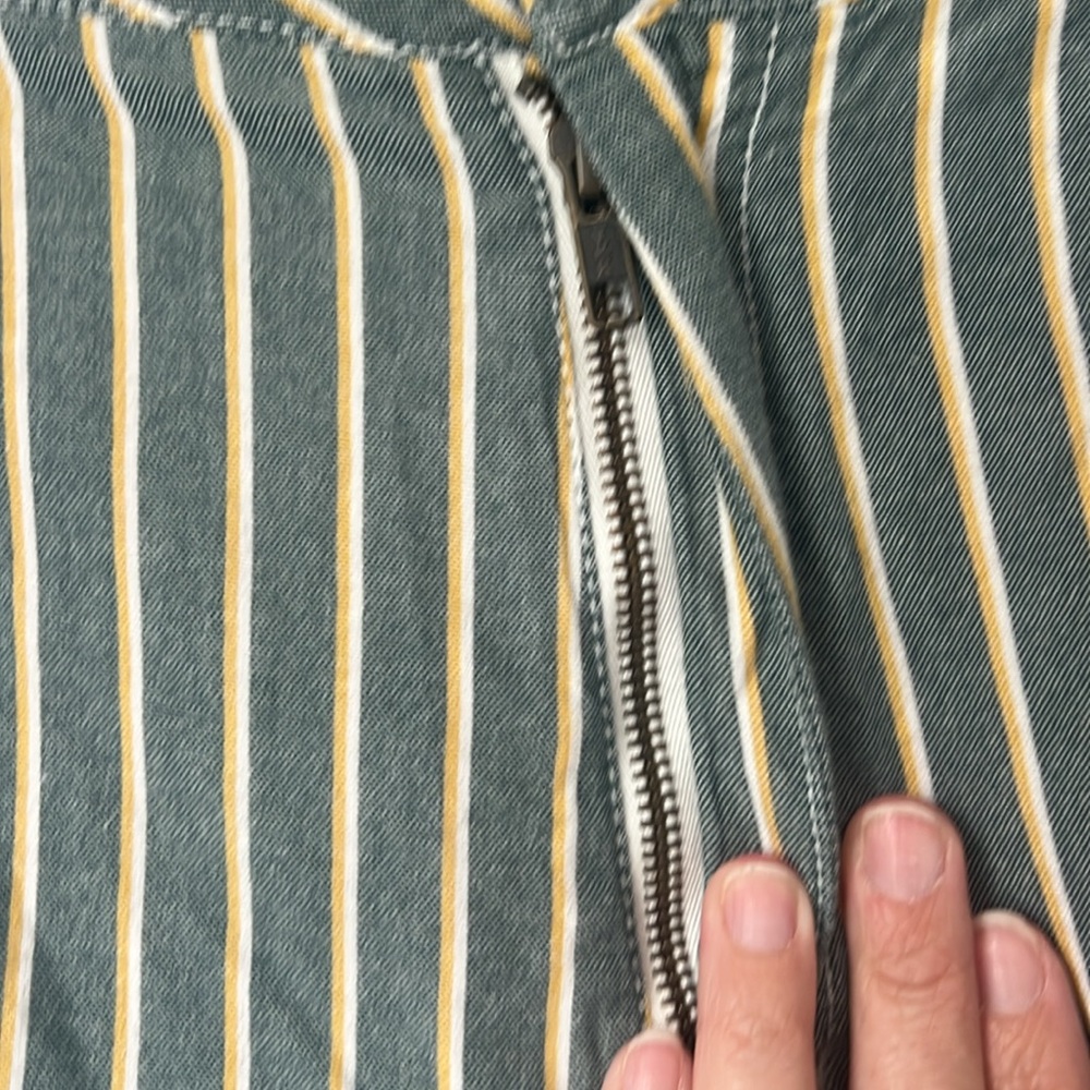 Olde School Brand Homespun Originals Chino Striped Bermuda Baylor Bears Sz 38 💚 - Picture 4 of 5